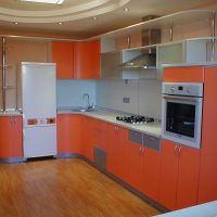 version du bel intérieur d'une grande photo de cuisine