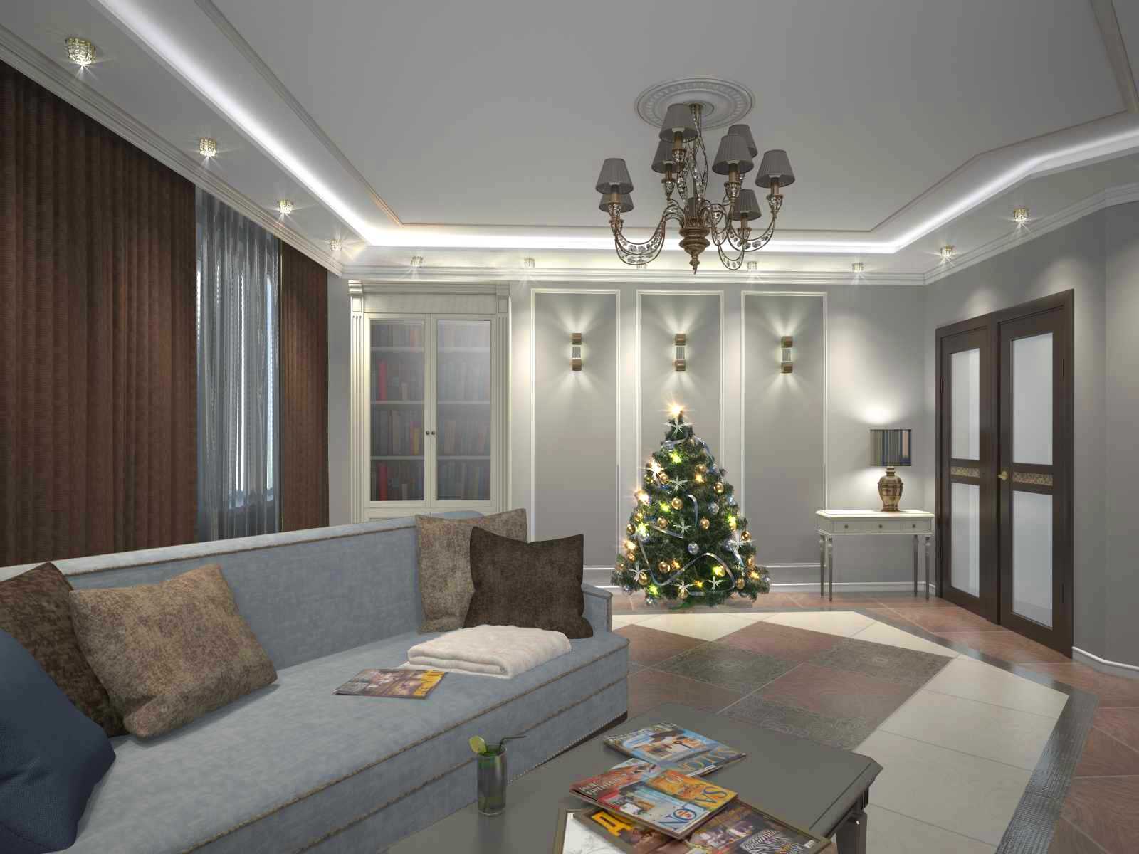 l'idée d'un intérieur d'appartement insolite