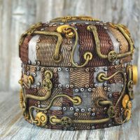 idea of unusual decoration of a casket picture