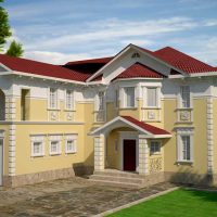 idea of an unusual facade of a summer house picture