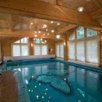 idea of unusual design of a small pool picture