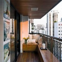 the idea of a beautiful style of a small balcony photo