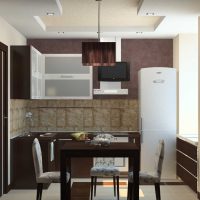 variante du design inhabituel de l'image de la cuisine