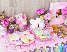 the idea of a beautiful interior decoration for March 8 photo