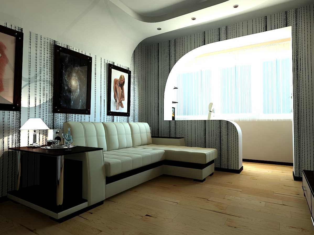 the idea of the original design of the living room 17 square meters