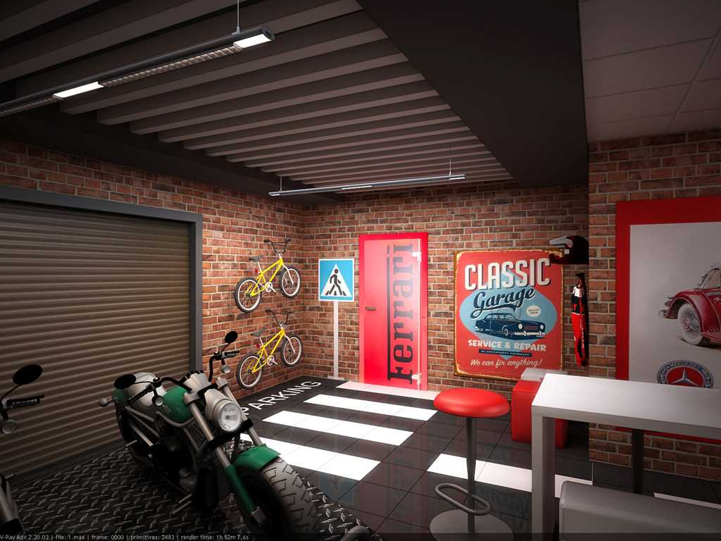 variant of a beautiful garage style