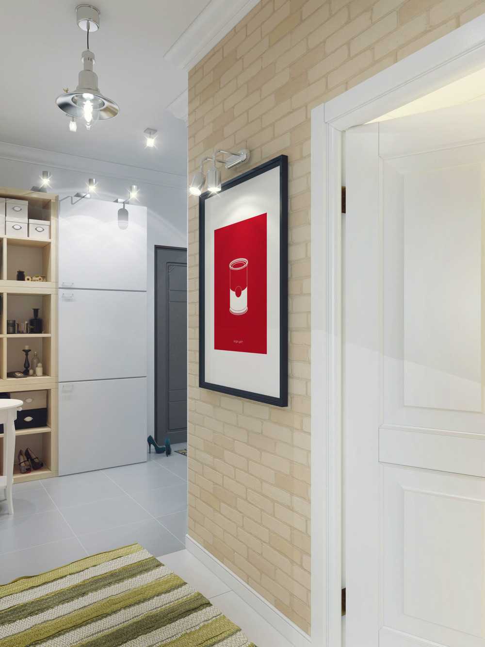 l'idée d'un beau style du couloir