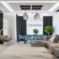 variante du bel intérieur de la salle dans une maison privée picture