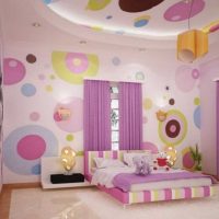 the idea of a bright style of a children's room for a girl picture
