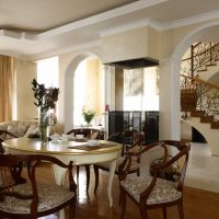 the idea of a beautiful interior apartment in the style of a modern classic picture