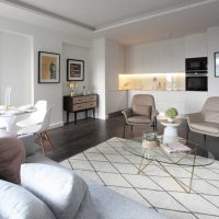 the idea of an unusual interior living room in a modern style picture