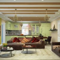 variante du décor insolite du salon dans une maison privée picture