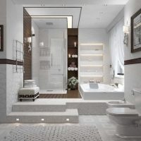 idea of a beautiful style large bathroom picture