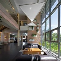 idea of a modern home interior with a second light photo