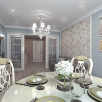 idea of unusual design of a room in the style of a modern classic photo