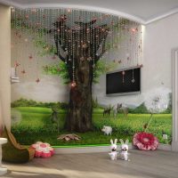 the idea of a beautiful decor for a child’s room for a girl photo