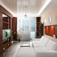 idea of a bright style living room in a modern style photo