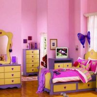 idea of a bright style of a child’s room for a girl photo