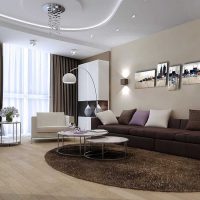 the idea of a beautiful living room design in a modern photo style