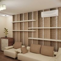 the idea of combining light brown in the style of the kitchen picture