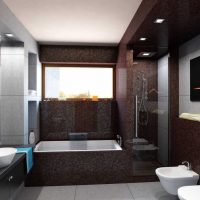 the idea of combining light brown in the style of the living room photo