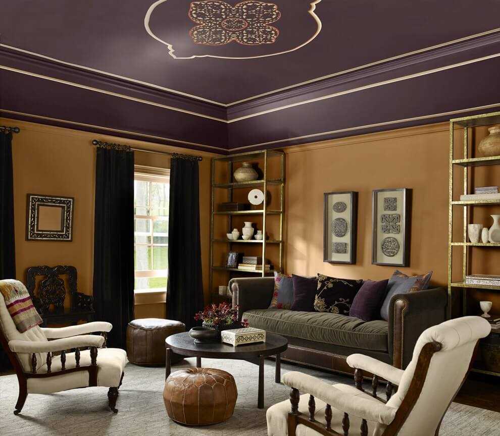 the idea of combining light brown in the bedroom interior