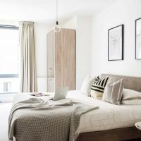 version of the modern style of a white bedroom picture