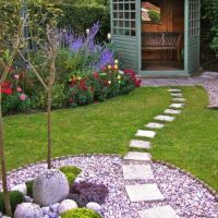 the idea of ​​an unusual style of arbor photo