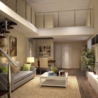 idée d'un beau salon de style dans une maison privée