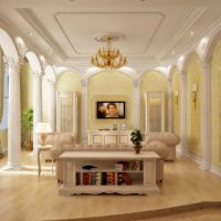 option d'un salon de style lumineux dans une maison privée picture