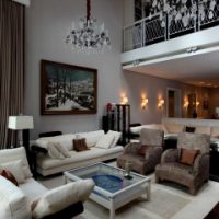 the idea of an unusual interior apartment with a second light photo