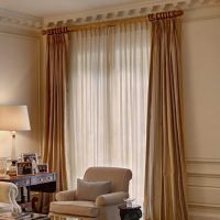 the idea of using modern curtains in a beautiful design photo room