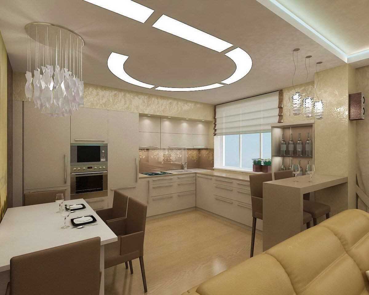 idea of using light design in an unusual interior of a house