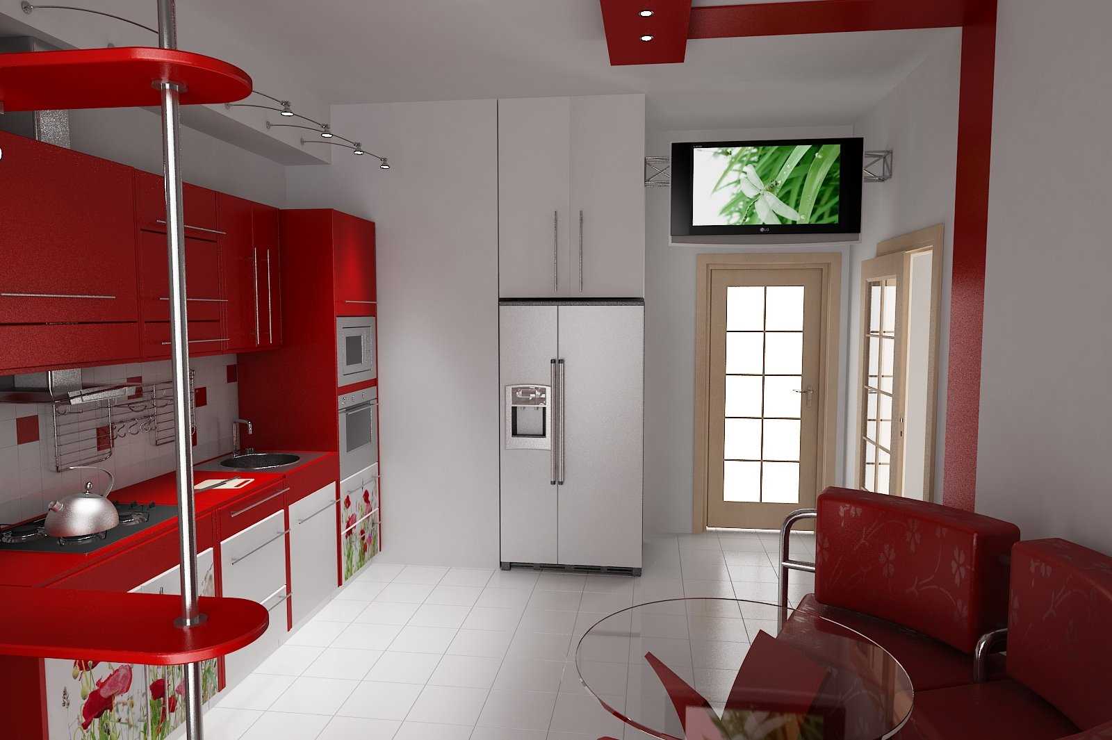 the idea of using an unusual kitchen design