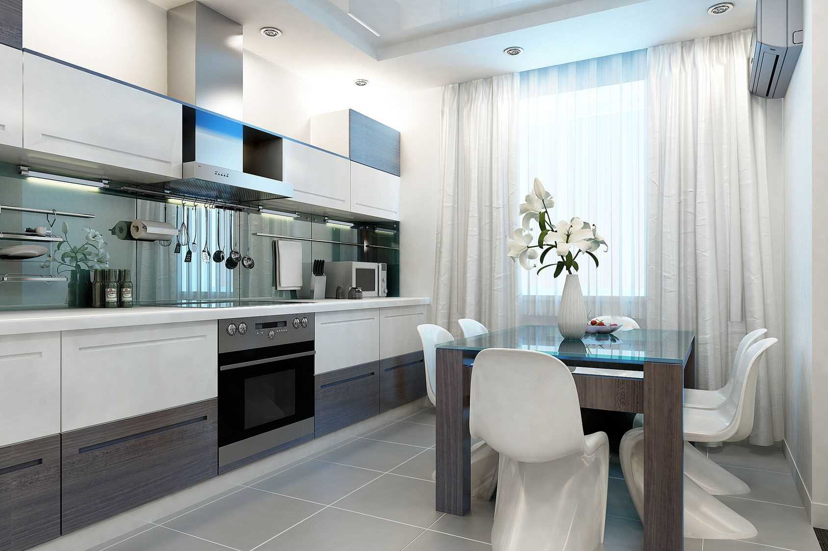 the idea of applying a bright style of the kitchen