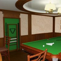 the idea of a bright interior billiard room picture