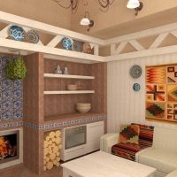 idea of unusual decor of the apartment in the Scandinavian style picture