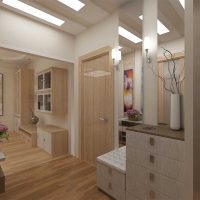 light style idea of a modern hallway room picture