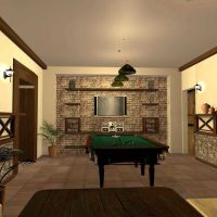 idea of bright design of a billiard room picture