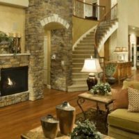 the idea of a beautiful design of the hall in a private house picture