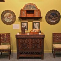 L'idée d'utiliser le style russe dans une photo de décor de chambre lumineuse