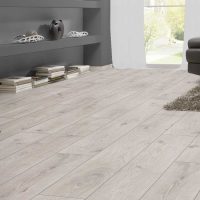 the idea of using a light laminate in a bright home interior picture