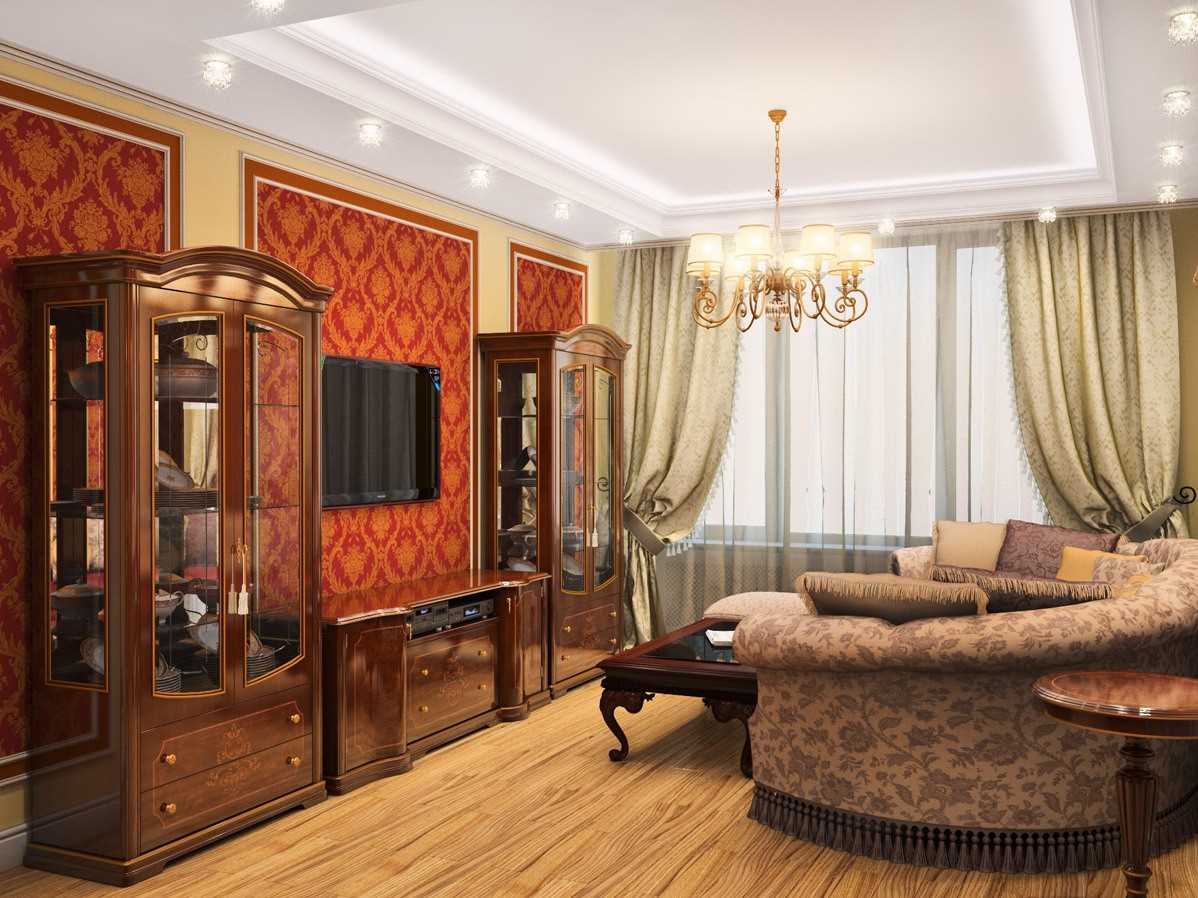 idea of a bright style living room in a private house