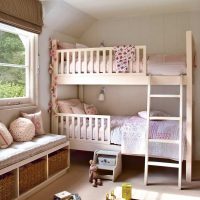 version of the unusual decor of a children's room for two girls picture