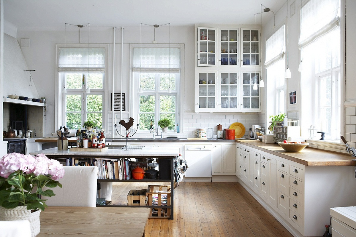 the idea of a bright room style in the Scandinavian style