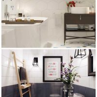 the idea of bright design of the apartment in the Scandinavian style photo