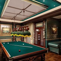 The idea of a bright decor billiard photo