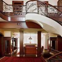 the idea of a bright house style in the romance style photo