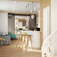 the idea of a bright interior of a small room picture