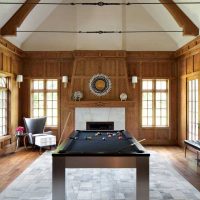 variant of the unusual interior of the billiard room picture